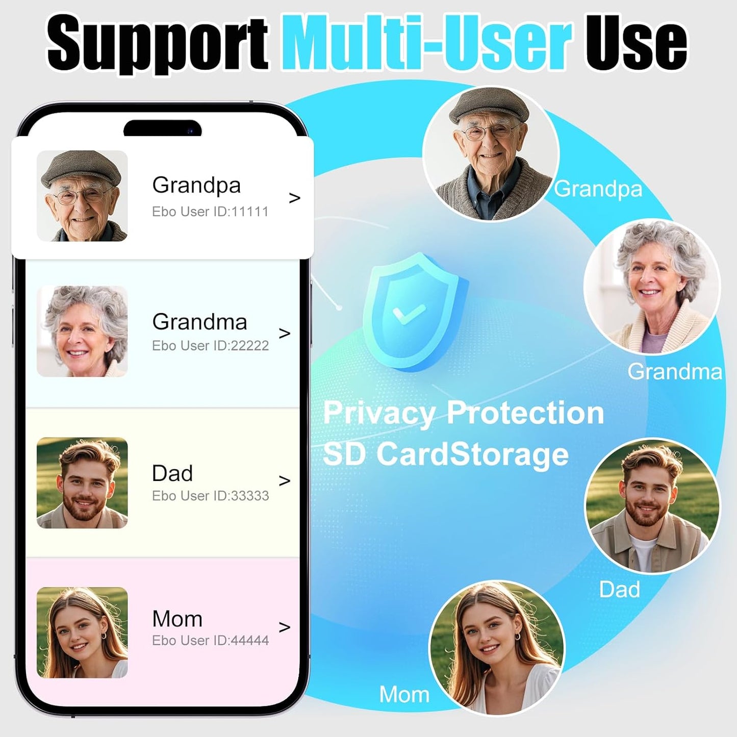Haustierkamera Roboter, 1080P Dual Kameras Intelligente Roboterkamera, Blinkybot Camera Mit Ir-Nachtsicht, 2 Wege Audio, Bewegungserkennung, Videoaufzeichnung Für Haustiere, Haus, Kids